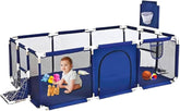 Ball Pit Playpen with Hoop and Spacious Play Area MDL(A01-664)